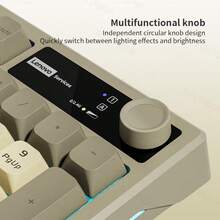 Lenovo K280 97 Keys Wireless Keyboard, Tri-Mode Connection With Bluetooth, 2.4G And Wired Support - View 3