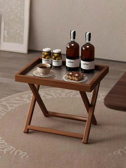 Bàn phụ gấp, Tủ phụ ghế sofa phòng khách, Khay đựng đồ, Bàn phụ, Bàn trà di động, Khay trà, Bàn ngoài trời