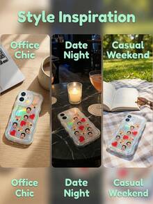 1 buah Casing Ponsel Motif Gelombang Foto yang Dapat Disesuaikan, Pelindung Ponsel Motif Keluarga/Hewan Peliharaan/Kartun yang Dapat Disesuaikan, Cocok untuk Souvenir Pernikahan, Hadiah Ulang Tahun/Ulang Tahun Pernikahan, Hadiah Manis Praktis untuk Pasangan/Keluarga/Teman/Pacar, Kerajinan Tangan yang Dapat Disesuaikan - MultiWarna - View 4