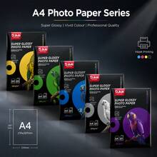 20 Sheets A4 Single-Sided Glossy Inkjet Photo Paper, 160G 180G 200G 230G 260G Waterproof Quick-Dry Smooth Bright Color Printing Paper, Suitable For Home Office School DIY Art Craft Photo Printing - Multiple Styles - View 8