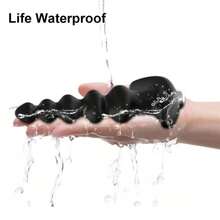 Anal Breads Vibrating Butt Plug Anus Vibrator Prostate Stimulator Female Sex Toys For Women Masturbator - Một cỡ - Xem 6