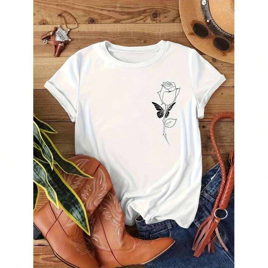 Women T-Shirts - White - View 1