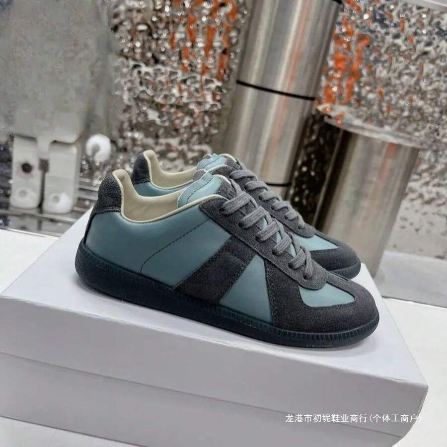 Zapatos casuales unisex, talla 36-45, zapatos casuales de mujer y zapatos deportivos de hombre, zapatos planos de suela blanda con cordones, zapatos cómodos y livianos de hombre para uso diario, de corte bajo,,,,,Zapatillas de suela plana para hombre y mujer, nuevas, modernas, versátiles, de punta redonda, con cordones, estilo casual, deportivo y retro. - 19 - Ver 1