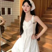 Women Short Dresses - White - View 4
