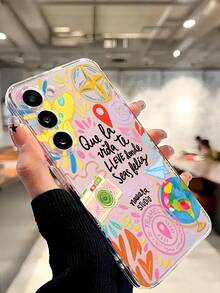 1個時尚飛機旅行地圖地球手機殼 軟質保護套 適用於華為榮耀、Galaxy A04e/12/A13/A14/A34/A50/A52/A53/A54/S21/S22/S23/S24/S25/S25Ultra/S25FE/S26/S26 PLUS/S26 ULTRA/S26 EDGE/ 6A/7A/8A/ 12T/13T/15T/15 TPRO，[國際版非本地版] - 無色 - 查看 7