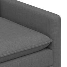 Canapé Gris foncé 156 x 81 x 87,5 cm Tissu - Gris foncé - Voir 6