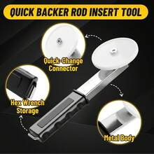 Effortless Backer Rod Installation Tool With 4 Interchangeable Wheels Lightweight Handheld Surface For Windows Doors Kitchen Bathrooms - A - View 5