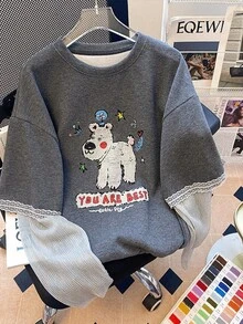 Women Tops - Grey - View 4