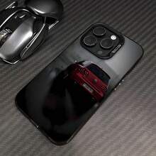 Golf rojo en una noche lluviosafunda de teléfono Fundas compatibles con ,Apple,VIVO,OPPO,,, y Honor.Fabricadas en silicona TPU,ofrecen protección contra golpes y caídas. - Negro - Ver 3