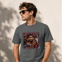 Men T-Shirts - 黑色 - 查看 4
