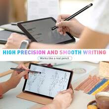 2-In-1 Dual Tip Capacitive Stylus Pen, High Sensitivity Universal Touch Screen Pen With 2 Extra Replaceable Soft Rubber Tips, Battery-Free Non-Electronic Stylus For IPhone, Android Phones, Tablets, Basic Click&Draw Only, No Pressure Sensitivity - View 8