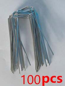 U-Shaped Anti- Cloth Nails, Fixing Artificial Turf, Landscape Nails With Plastic Washers, U-Shaped Ground Nails - Garden Pegs - View 15