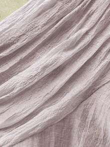Summer Skirt – Short Cut, Ruffles At The Hem – Perfect For Holiday Or Beach Looks - 淡紫色 - 查看 5