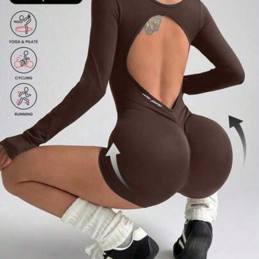 Women Unitards - Whole Grain Coffee - View 1