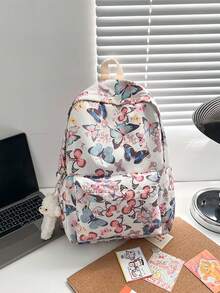 Mochila de mujer, mochila de viaje de gran capacidad para mujer, mochila para ir al trabajo y a clase, bolso de ordenador de moda, bolsa de viaje de negocios de corta distancia, mochila de v - Oro rosa - Ver 8