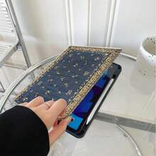 1件書本式翻蓋桌上保護殼，多角度支架保護套附筆槽，相容 iPad 10代 10.9吋 2022 智慧保護殼 / Air 13 (M3 2025) / Air 11 / 11 (A16 2025) / Galaxy Tab S10+ / S9 / A9，相容 Oppo Pad、 MatePad、Vivo Pad、Honor Pad、 小新 Pad - 彩色 - 查看 3