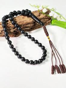 1pc Muslim 45 Beads Braided Rosary Bracelet, Simple & Versatile Tasbih, Muslim Accessory - Multicolor - View 7