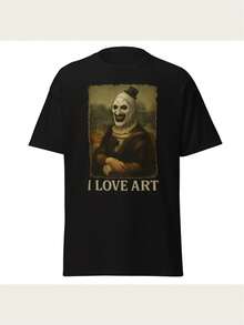 Men T-Shirts - 黑色 - 查看 1