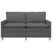 Canapé Gris foncé 156 x 81 x 87,5 cm Tissu - Gris foncé - Voir 3