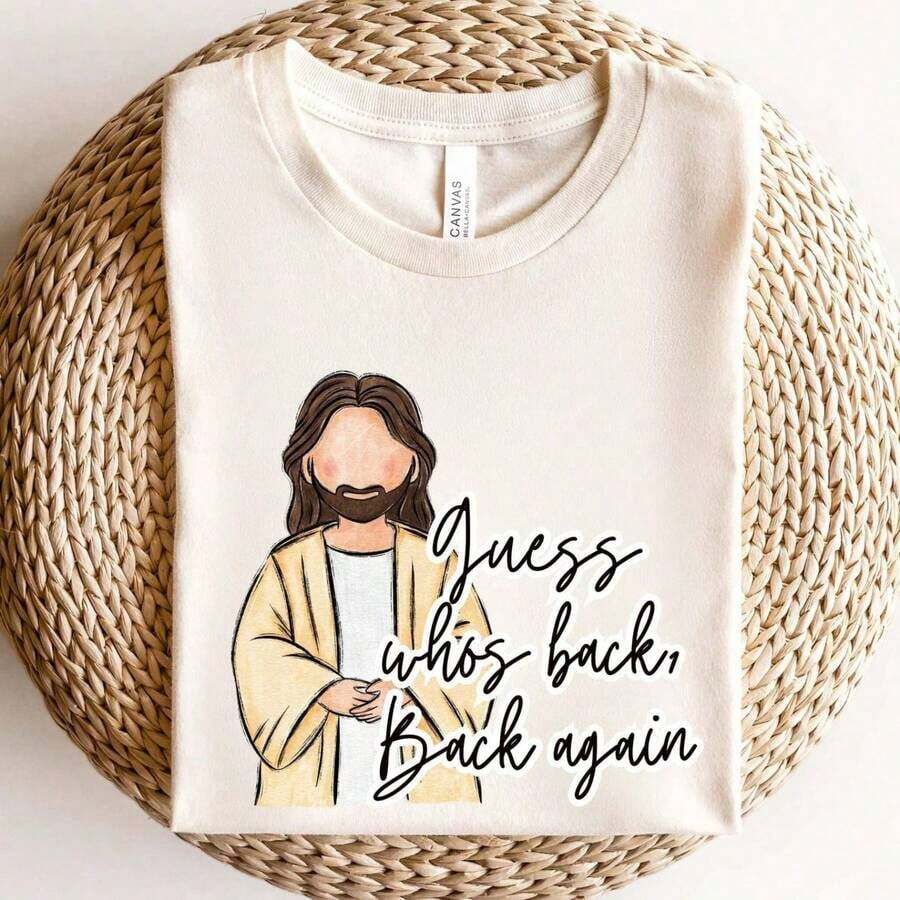 "Come In, Perderano, We're Doing God's Will" T-Shirt - Jonah And The Whale Retro T-Shirt - Christian Humor T-Shirt - Vintage Faith T-Shirt - Funny Cotton T-Shirt - 白色8 - 查看 1