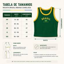 Kit Of 2 Women's Ribbed Brazil Tank Tops ✨ - 藍色和黃色 - 查看 3