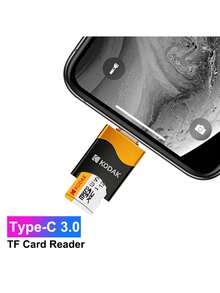 Kodak New  T330 Micro SD Card Reader 3.0 Type-C TF Storage Card Reader, High-Speed OTG Adapter Compatible With Phones, Tablets And Computers - View 11