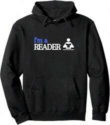 Book Nerd Compatible, Fun Gift For Readers, Book Lovers, Men And Women, Hoodie. - 黑色 15 - 查看 1