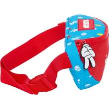 Safta | Disney Mickey Mouse Fantastic Kids Fanny Pack, Large Main Compartment With Zipper, Adjustable Strap With PVC Closure, School Accessory For Back To School, Red And Blue - Fantastic - View 4