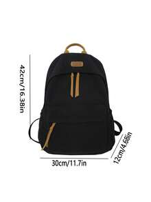 Women's Backpack, Women's Large Capacity Travel Backpack, Commuting And Class Backpack, Fashionable Computer Bag, Short Distance Business Travel Luggage Bag,Travel Backpack Airline Approved Suitable For Ryanair,Wizz Air - Black - View 2