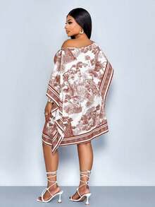 Women Midi Dresses - Coklat - View 7