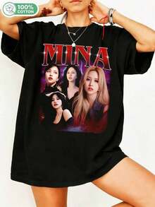 Women T-Shirts - Black - View 6
