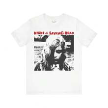 Night Of The Living Dead, Horror Movie T-Shirt, Classic Movie T-Shirt, Zombie Movie Shirt, Vintage Cinema Unisex Short Sleeve Jersey - 白色 - 查看 1