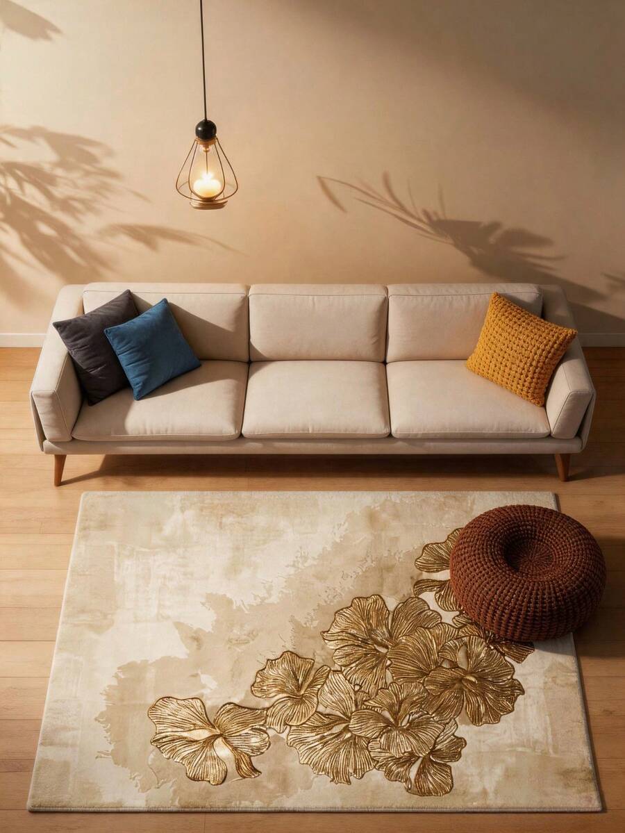 1pc Greek Key Cracked Texture Rug, Marble Pattern, Minimalist Yet Elegant Style, Multiple Sizes Available, Living Room Carpet, Study Room Carpet, Area Rug, Decorative Mat, Large Living Room Rug, Room Decor, Washable Rug, Plush Rug, Fuzzy Rug, Autumn/Winter Rug