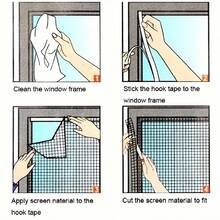 2pcs Window Insect Screen – Fly Screen, Compatible With Door/Window Frame Structure, Easy Installation, Suitable For Home, Patio, Balcony – Blocks Mosquitoes, Flies, Bees, Wasps – Plastic Structure, Combines Privacy And Ventilation, Window Cover, Modern Design, Easy To Use And Maintain, Suitable For Entry Areas, Effectively Prevents Unwanted Guests From Entering, Window Insect Screen - A - View 10