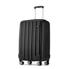 Cabin Luggage Carry On Suitcase 19 24 28 Inch ABS Hardshell TSA Lock 360 Spinner Wheels Lightweight 3 Piece Set Hand Check In Travel Unisex Sizes - Black - View 14