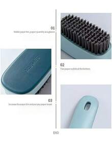 1/2 Pack Soft Bristle Brush, Multi-Purpose For Shoes, Clothes And Home Cleaning - A - View 6