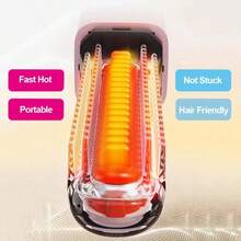 Wireless Bangs Comb USB Rechargeable Mini Straightening Comb Heating Straightening Comb Unisex Styling Straightening Comb - Multicolor - View 3
