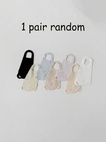 Calcetines invisibles para mujer que cubren media palma, almohadillas de seda antideslizantes para la parte delantera del pie para tacones altos - Multicolor - Ver 12