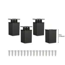 Bộ 20 chiếc/bộ gồm 4 chân tủ điều chỉnh độ cao, chân bàn điều chỉnh độ cao 0-20mm, chân bàn bằng hợp kim nhôm dùng cho nhà bếp, ghế sofa và các đồ nội thất khác. - Bộ 4 chân (tổng cộng 20 chi tiết) - Xem 7
