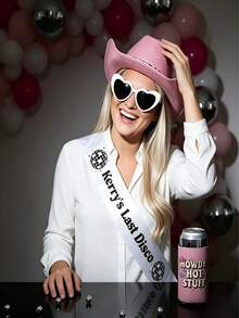 Custom Party Strap With Text, Custom Sash Personalized Sash With Logo Text, Bride To Be Sash, Bachelorette Sash, Custom Sashes For Pageants Birthday, - Multicolor - View 3