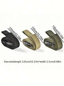Adjustable Camping Luggage Straps, Multi-Purpose Outdoor Utility Straps, High-Strength Nylon Sleeping Bag Fixing Straps, Quick-Release Buckle Multi-Function Straps, Adjustable Camping Mattress/Sleeping Pad Binding Straps, Reusable Cargo Luggage Binding Straps, Suitable For Outdoor Backpacking Travel. - Multicolor - View 4