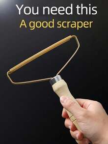 5/2/1pc Ergonomic Wooden Handle Powerful Lint Remover, Efficiently Cleans Pet Hair And Fuzz From Sweaters, Blankets, Sofas And Carpets, Durable And Reusable Essential Tool For Home, Travel, Dorm And Pet Owners - A - View 4