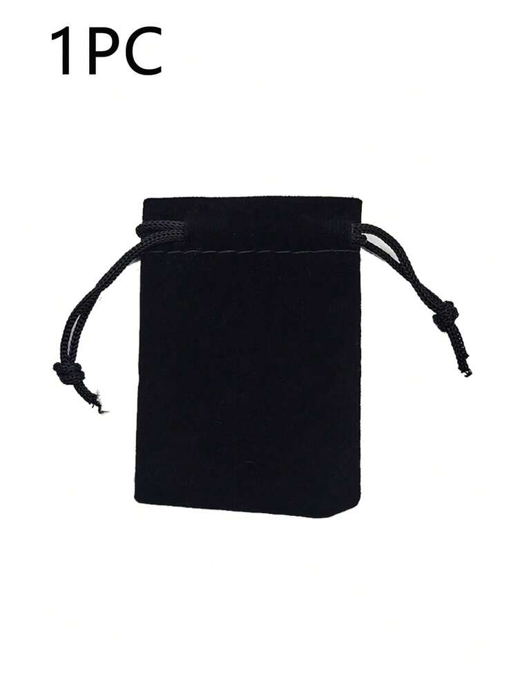 25/10/1 Set Wedding Party DIY Material Box, Gift Drawstring Bag, Velvet Jewelry Pouch, Black Gift Packaging, Suitable For Bags, Back To School, Wedding, Party, Birthday, Gift Wrapping - K - View 10