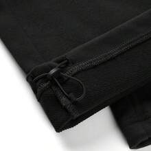 Adidas Quần nữ ống đứng rộng rãi, chất liệu dệt kim, thích hợp mặc thường ngày. - màu đen - Xem 9