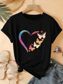 Women T-Shirts - Black - View 2