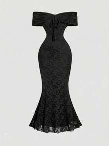 Women Midi Dresses - 黑色 - 查看 3