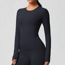 Pilates Set - 7102 Long Sleeve - Black - View 12