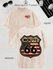 , Denim T-Shirt, 4th Of July Western T-Shirt, Yee Haw T-Shirt, Classic Thick Short Sleeve 100% Cotton Graphic Print T-Shirt, Women's Casual Short Sleeve Top, And - 黑色 - 查看 8