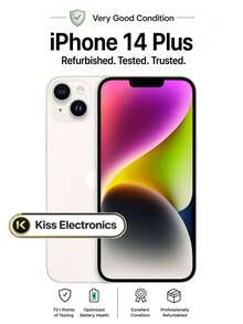Apple IPhone 14 Plus - Fully Unlocked Very Good - Grade B Condition Refurbished - White - View 1