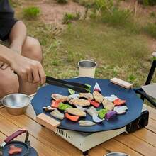 Outdoor BBQ And Indoor Polygonal Cast Iron Grill Pot, Multi-Functional Non-Stick Grill Pot - Double Ear Grill Pan - View 3